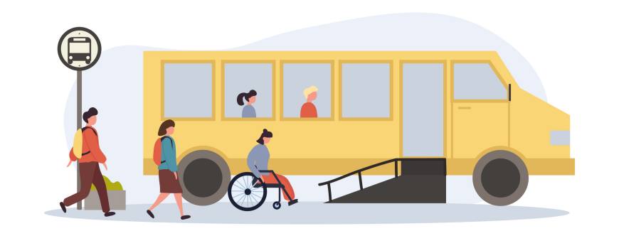 transporte público para personas
