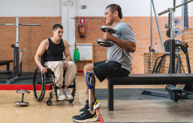 gimnasio para personas con movilidad reducida