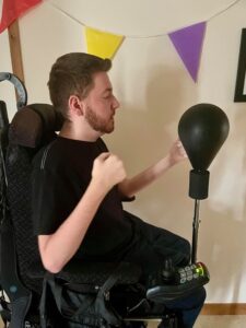 Ross punching bag accessible inventions