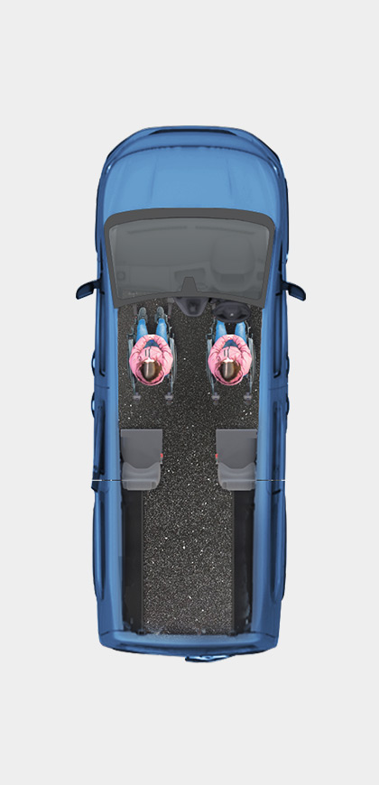 Seating Layout for Ford Tourneo Connect BC18SPV
