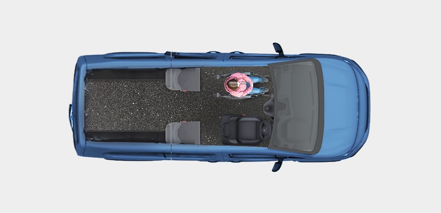 Seating Layout for Ford Tourneo Connect MJ24XNU