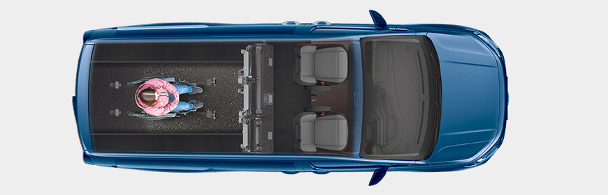 RSX L2 opciones de diseño 5 Asientos 1 Silla de ruedas