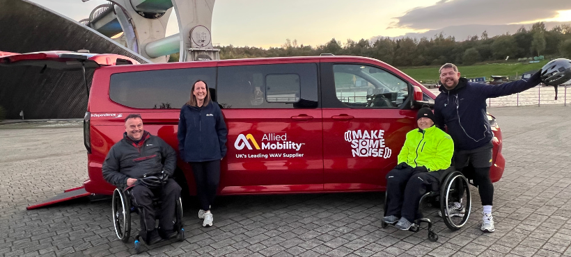 Allied Mobility Help Out Spinal Injuries Scotland and Heart