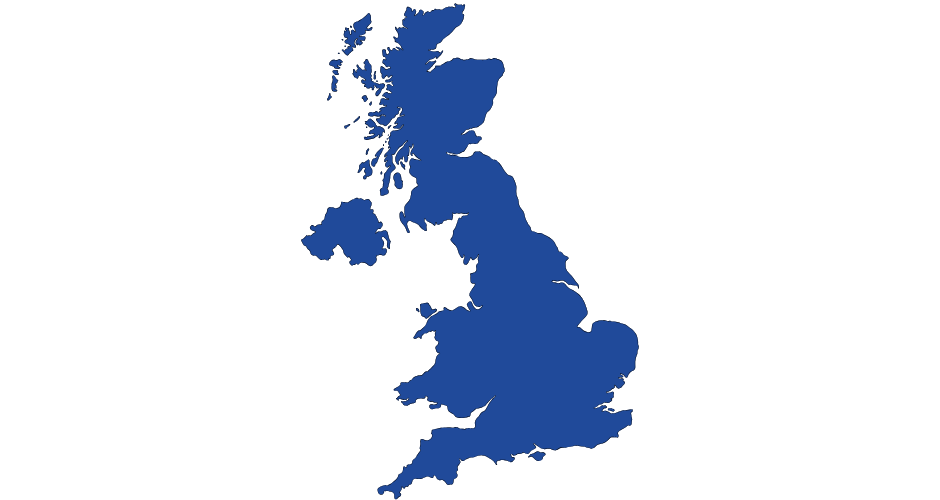 Map of the UK