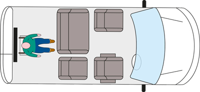 Seating Layout for Volkswagen Caddy