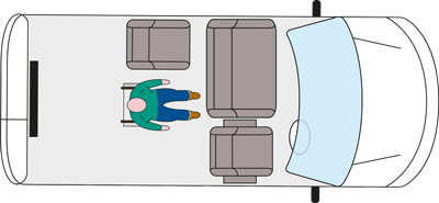 Seating Layout for Ford Independence SG72ZLV