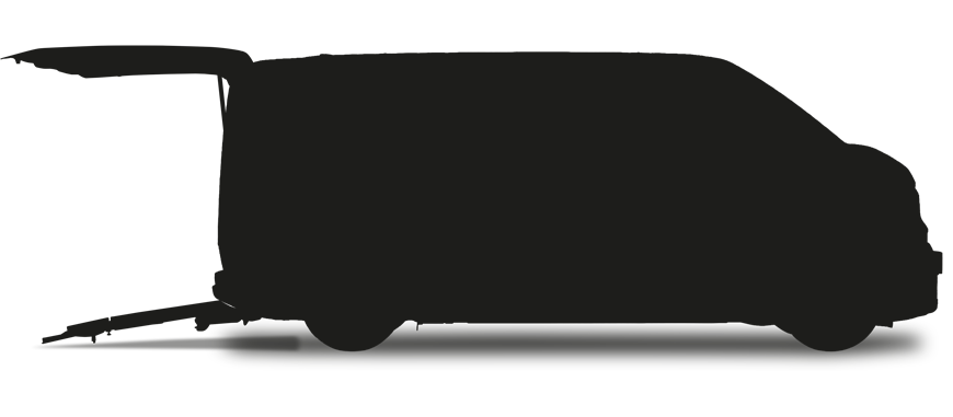 eRova PV5 Side On Cut Out Sillouhette